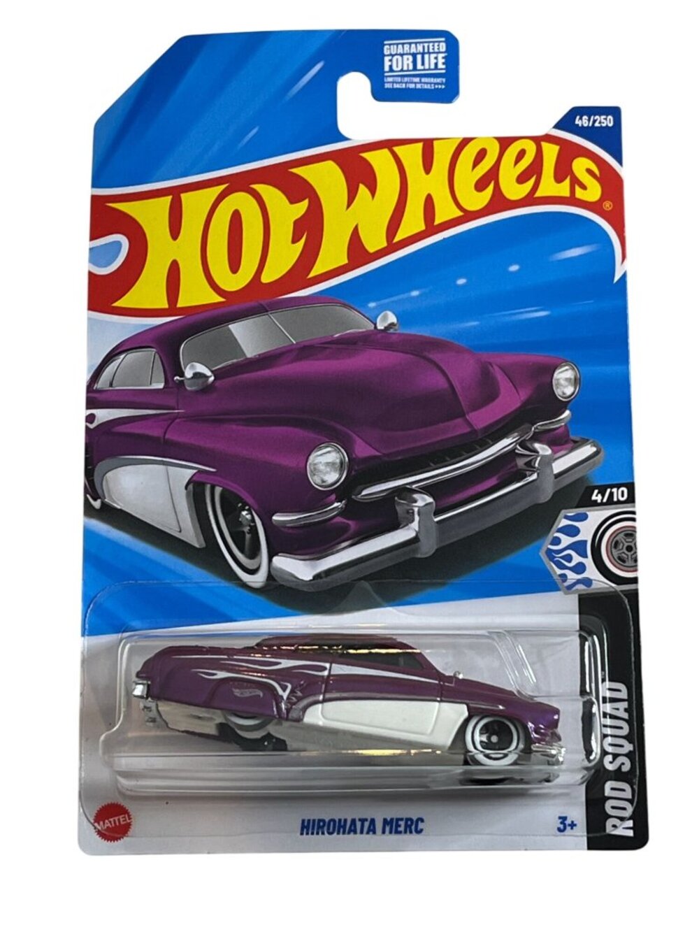 Hot Wheels Hirohata Merc Purple Rod Squad Diecast Car